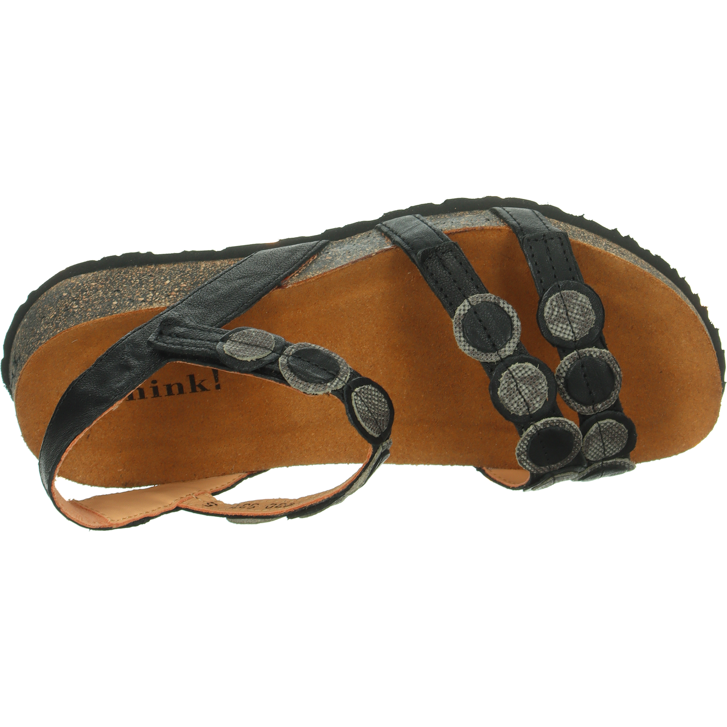 Think Shoes USA KOAK Sandals - Black Kombi 000322-0030BK