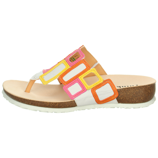 Think Shoes USA JULIA Sandals - Bianco Kombi 001136-1010BK