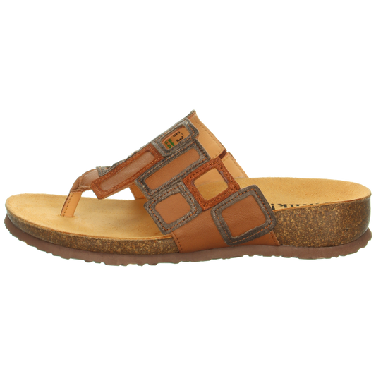 Think Shoes USA JULIA Sandals - Cognac Kombi 001136-3000CK