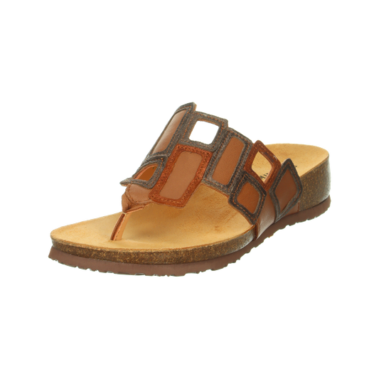Think Shoes USA JULIA Sandals - Cognac Kombi 001136-3000CK