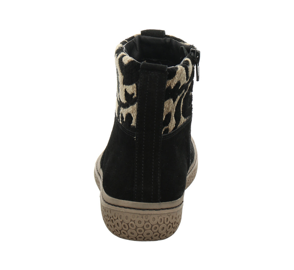 Think Shoes USA TJUB Booties Black Kombi 000687-0000BK