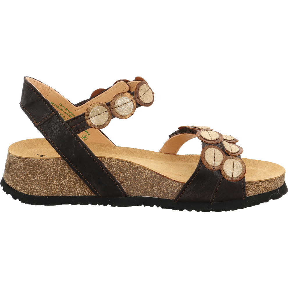 Think Shoes USA KOAK Sandals - Espresso Kombi 000322-3020EK