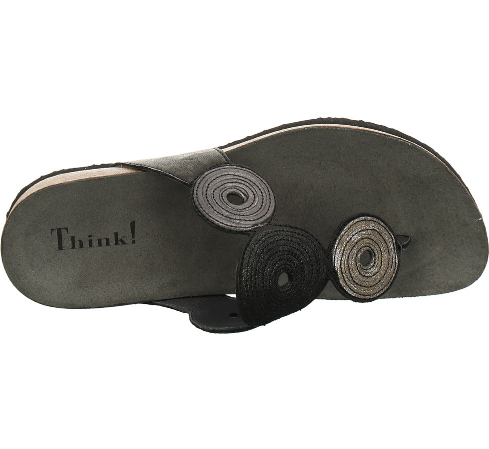 Think Shoes USA JULIA Sandals Black 000372-0000BK