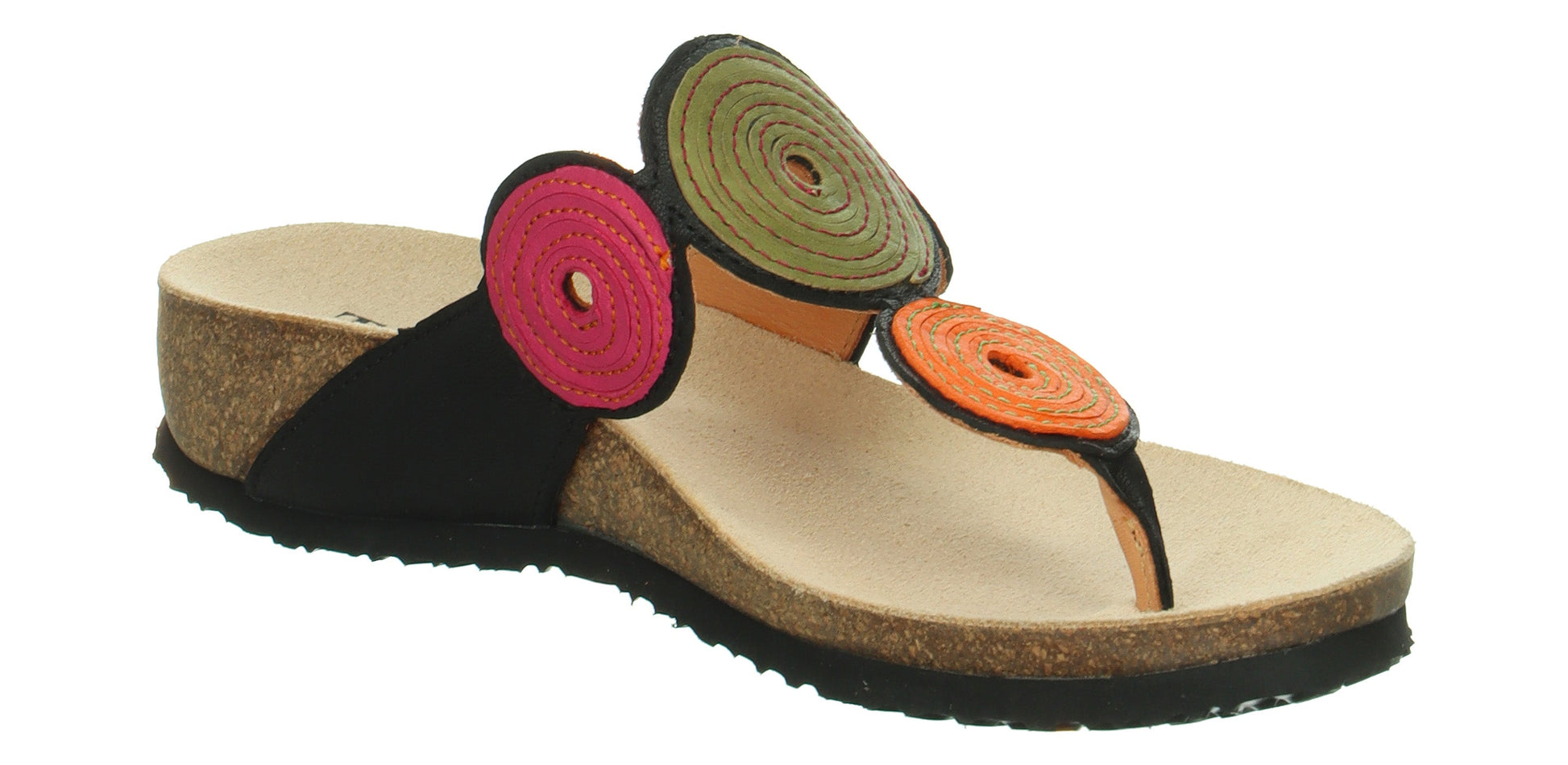 THINK Shoes USA JULIA Sandals Black Kombi 000372-0010BK