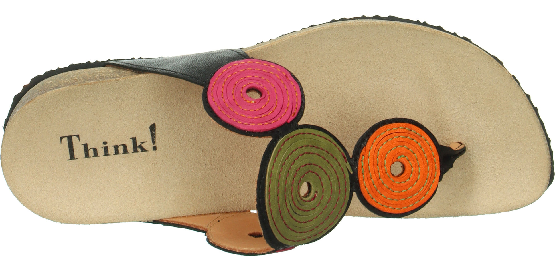 THINK Shoes USA JULIA Sandals Black Kombi 000372-0010BK