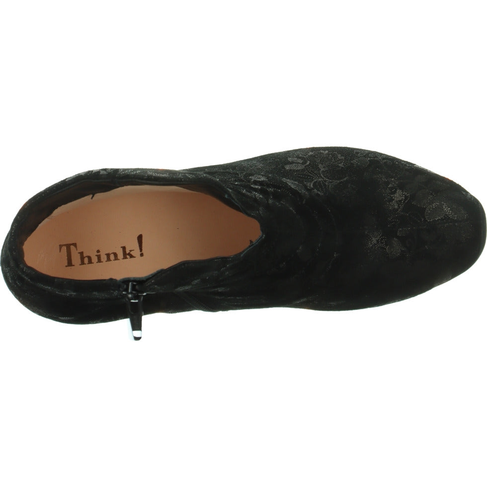 Think Shoes USA AIDA Booties - Black Kombi 000686-0010BL