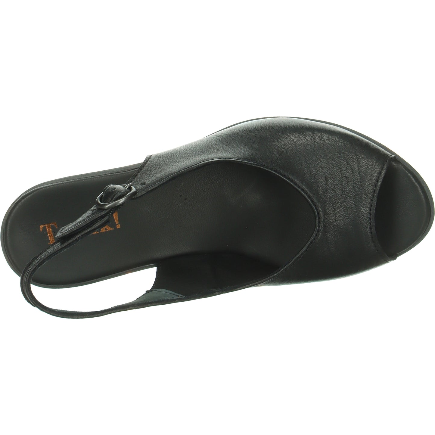 Think Shoes USA Zeppa Sandals - Black - 000754-0000BL