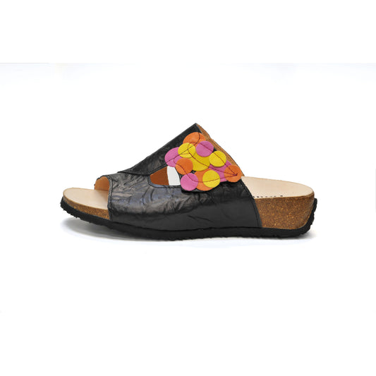 Think Shoes USA MIZZI Sandals - Black Kombi 001011-0010BK