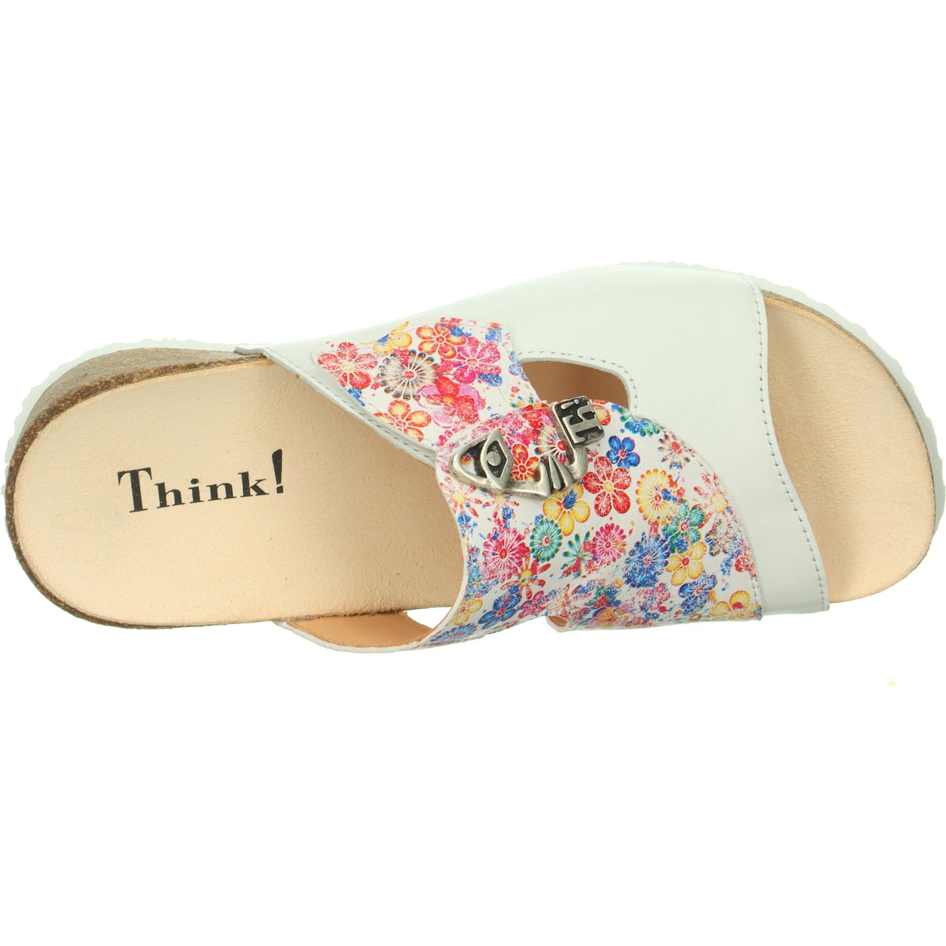 Think Shoes USA MIZZI Sandals - Bianco Kombi 000124-1060BK Think Shoes USA MIZZI Sandals - Bianco Kombi 000124-1060BK