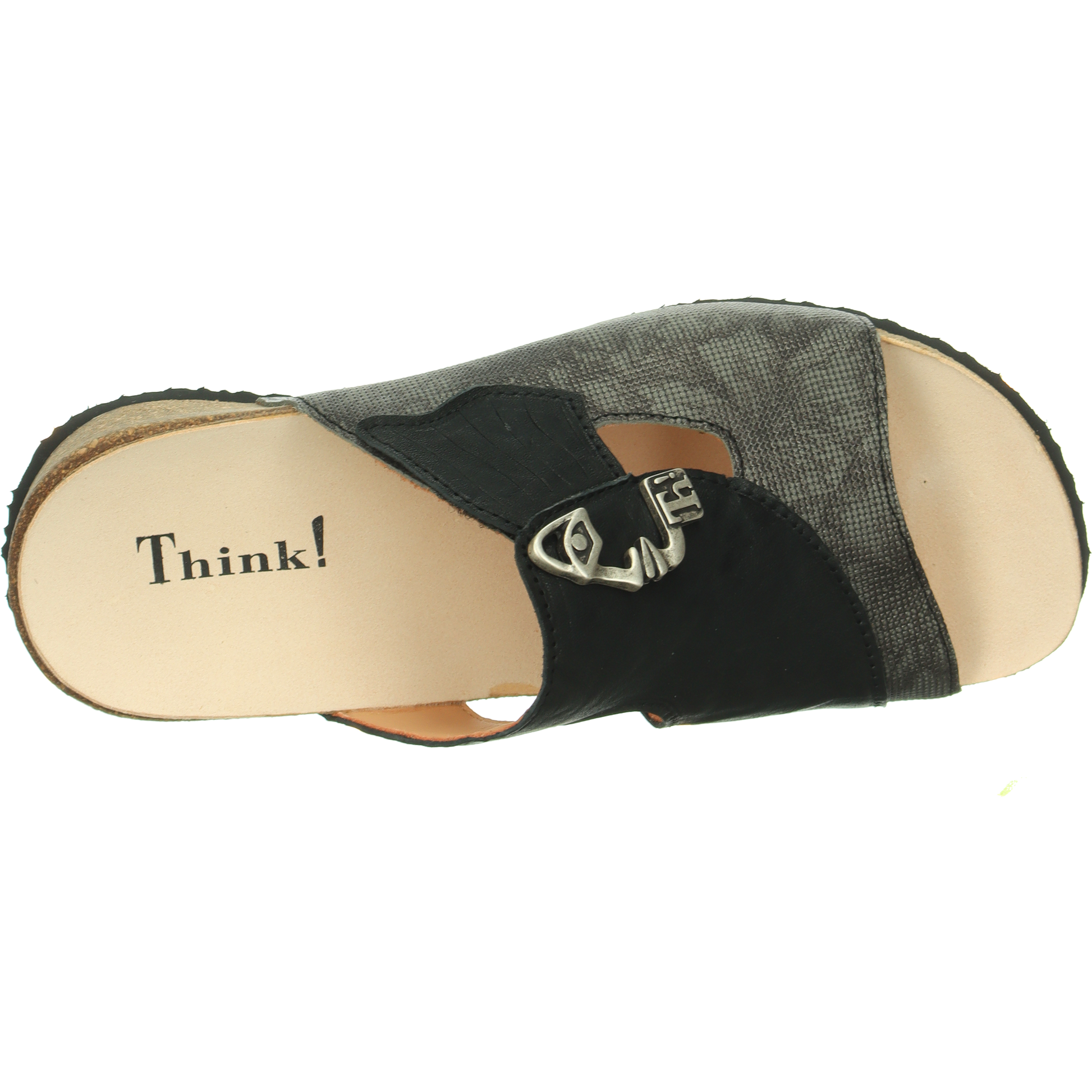 Think Shoes USA MIZZI Sandals - Black Kombi 000124-2060BK
