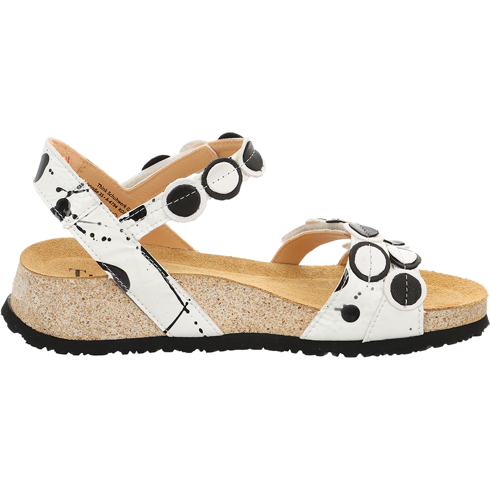 Think Shoes USA KOAK Sandals - Black Kombi 000322-9010BK
