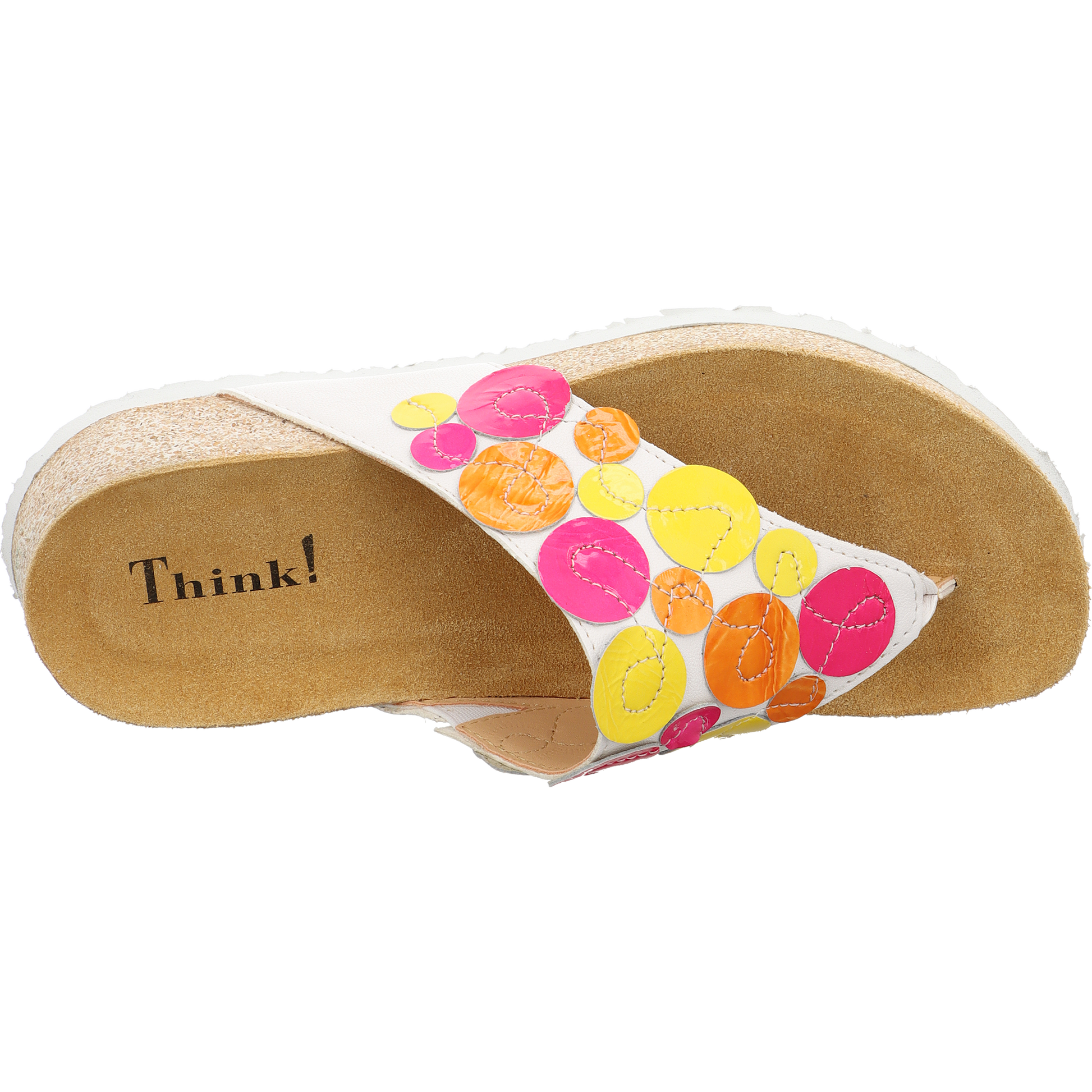 Think Shoes USA KOAK Sandals Bianco Kombi 000954-1000BK