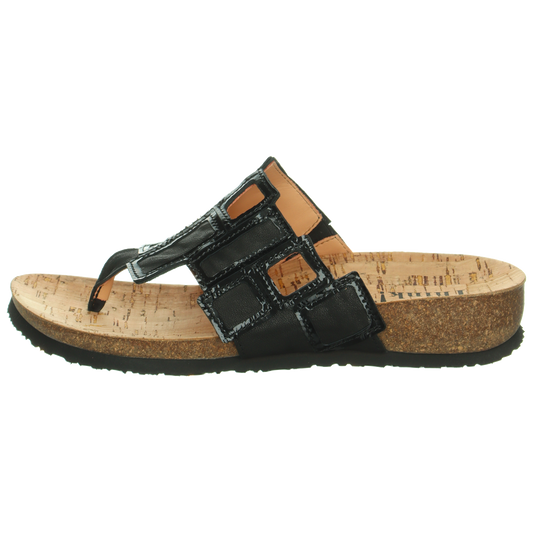 Think Shoes USA JULIA Sandals - Black Kombi 001136-0010BK