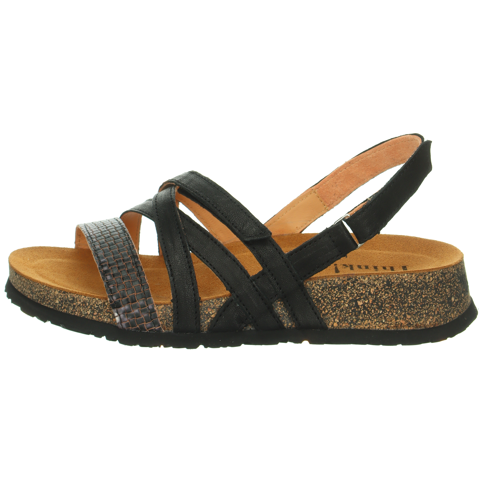 Think Shoes USA KOAK Sandals - Black Kombi 001183-0000BK