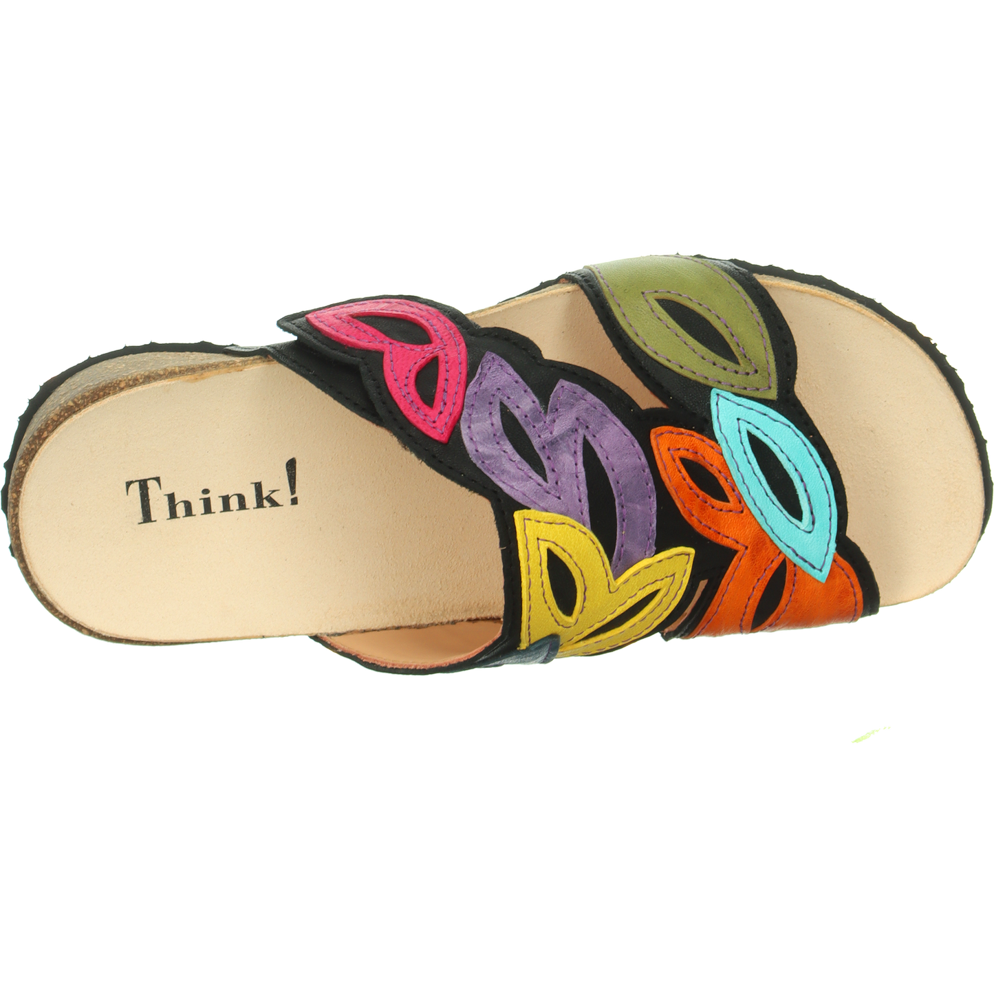 Think Shoes USA MIZZI Sandals - Black Kombi 001283-0000BK