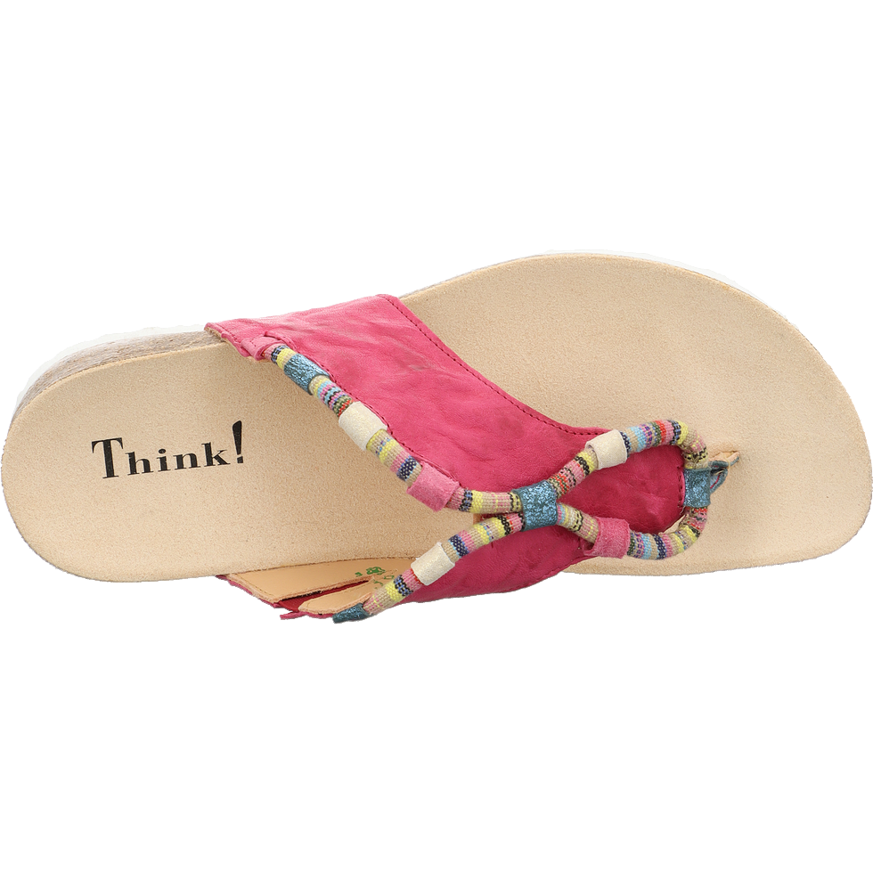 Think Shoes USA JULIA Sandals - Fushia Kombi 000211-5040FK