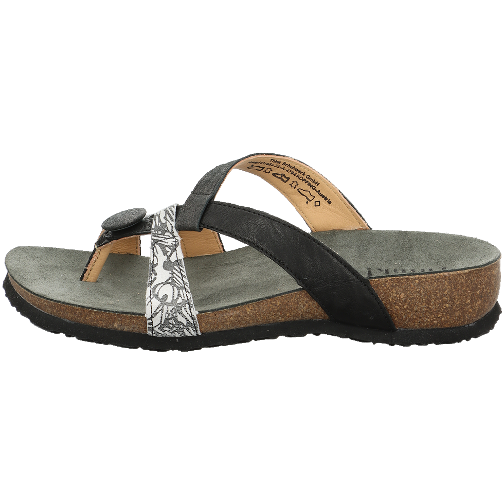 Think Shoes USA JULIA Sandals - Black Kombi 000246-0040BK