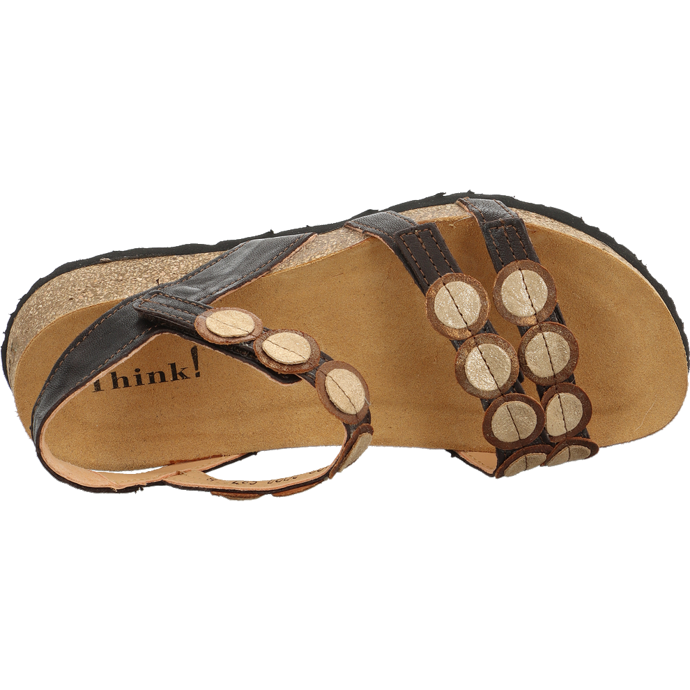 Think Shoes USA KOAK Sandals - Espresso Kombi 000322-3020EK