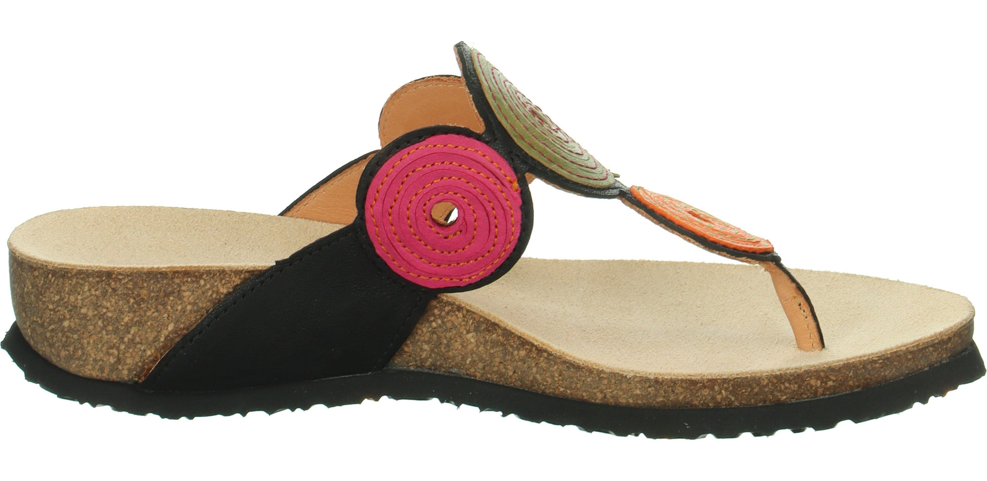 THINK Shoes USA JULIA Sandals Black Kombi 000372-0010BK