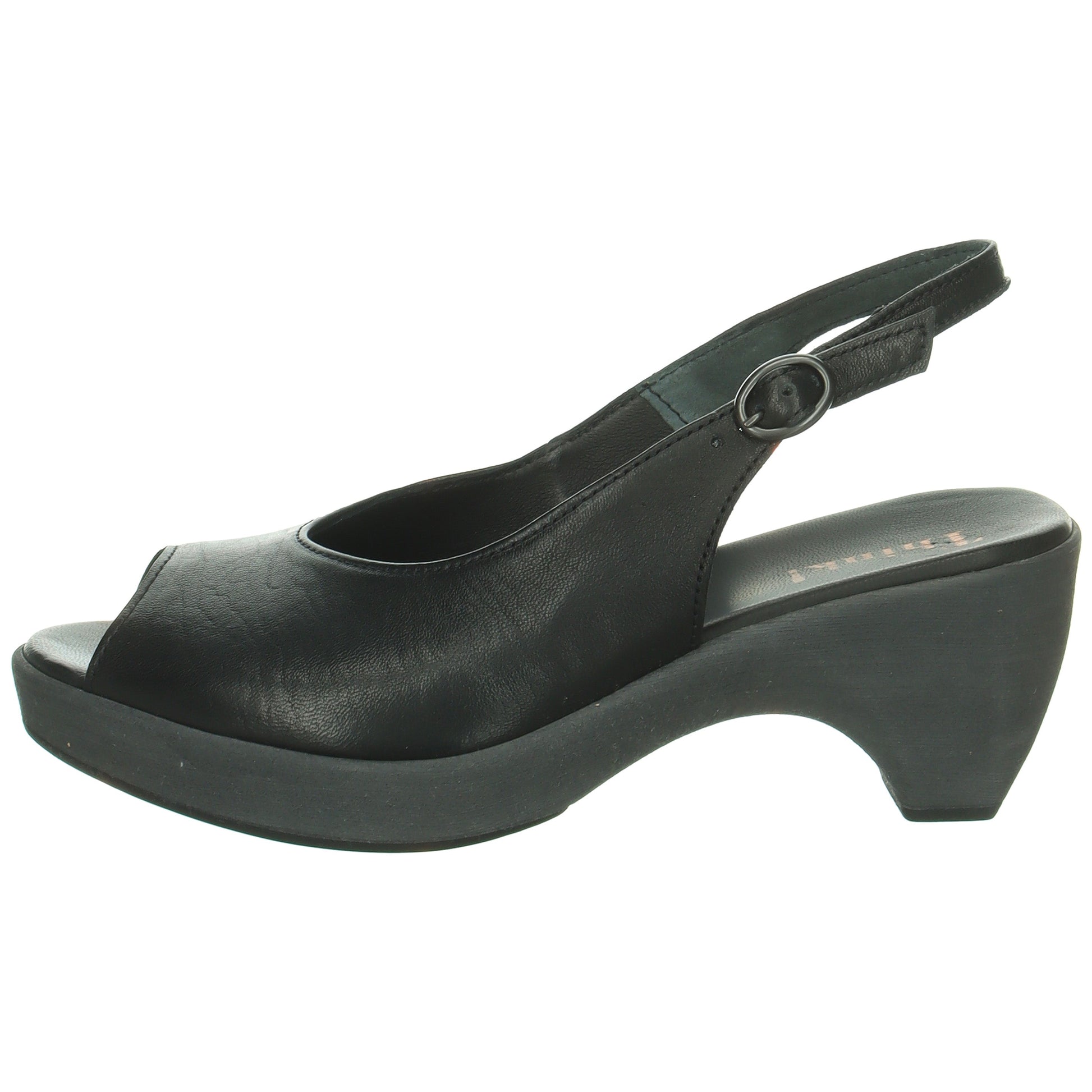 Think Shoes USA Zeppa Sandals - Black - 000754-0000BL