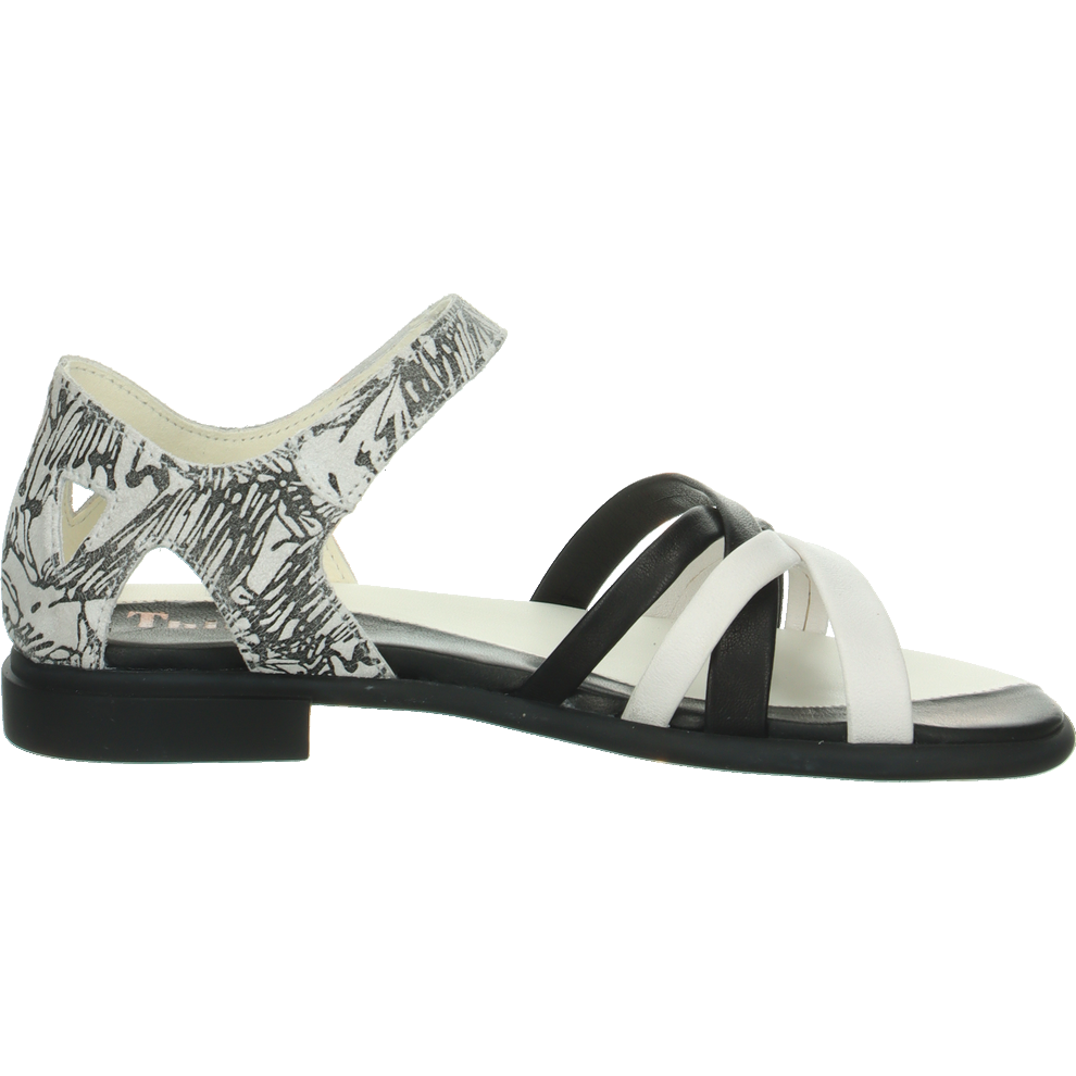 Think Shoes USA KAMAA Sandals - Bianco Kombi 000931-1000BK