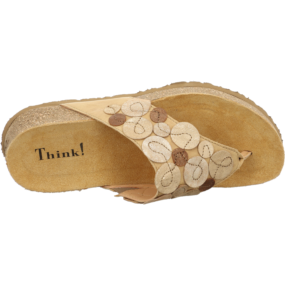 Think Shoes USA KOAK Sandals - Almond Kombi 000954-3010AK